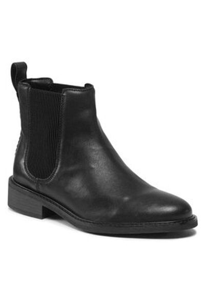 CLARKS Ghete Chelsea negre pentru femei CLARKS-COLOGNE ARLO2 BLACK LEATHER 261747674