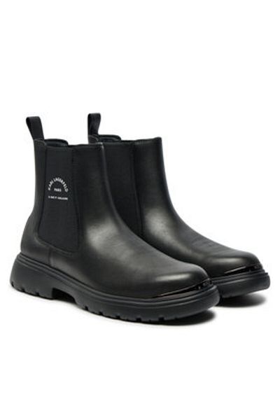 Karl Lagerfeld Ghete Chelsea pentru bărbați KL13060 Negre