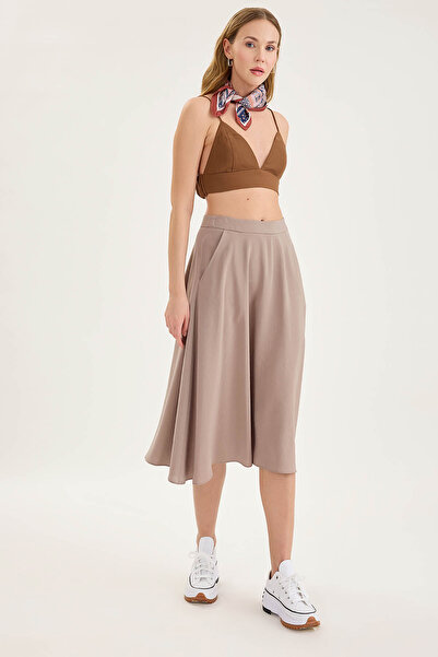 Vitrin Modal υφασμάτινη μίντι φούστα με τσέπες