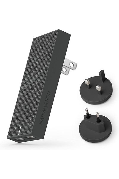 Native Union SM2-GRY-FB-INT-AP mobile device charger Indoor Black