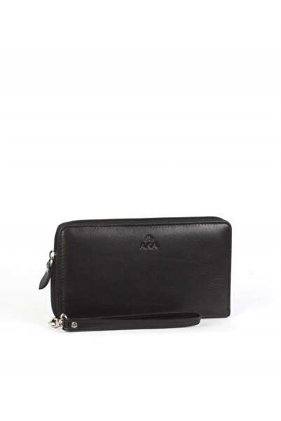 Aka Deri Deri Siyah El Çantası 320 1