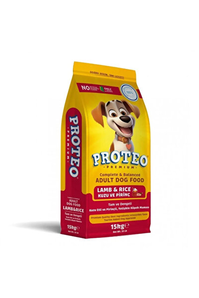 proteo Yetişkin Köpek Maması Kuzu Etli & Pirinçli 15 KG