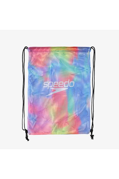 SPEEDO Geantă sport albastră unisex din plasă imprimată