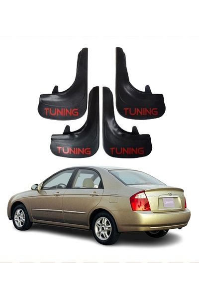 SONİKON LİNE Kia Cerato 2004-2009 Compatible Tuning Written 4-Piece Dust Cover Mudguard Mudguard Modified
