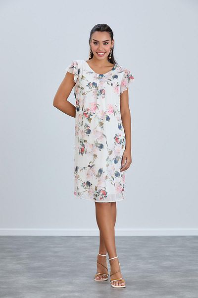 LİYACA Chiffon Maternity Dress