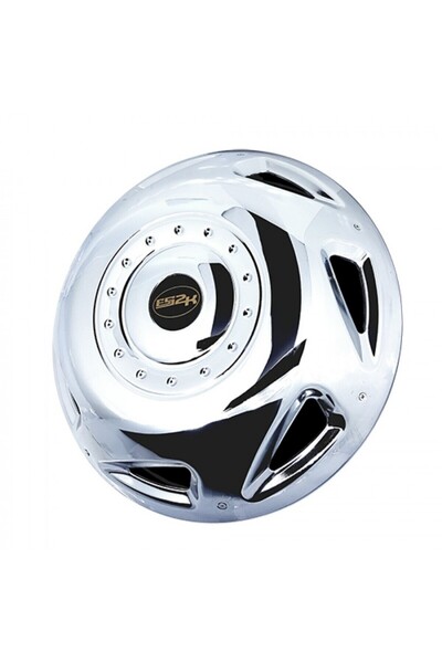 es2k Ford Transit 16 Inç Krom Ön-arka Jant Kapağı 4 Adet Kapak 4 Adet Montaş Aparatı 3 Kollu Aparat