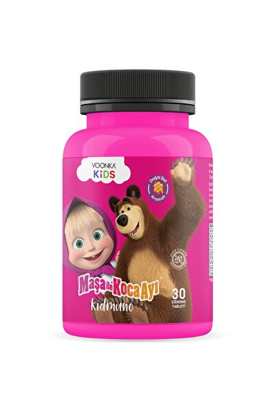 vonka فونكا كيدز - 32 قرص مضغ، ماشا والدب كيدمونو