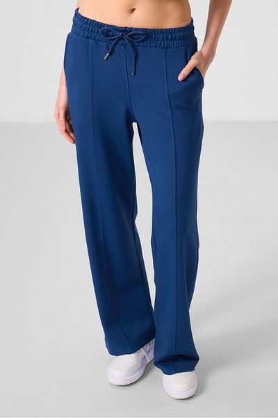 TOMMY LIFE Parlament Women's Palazzo Trousers with Soft Textured Pockets and Front Seam Detail - 94670