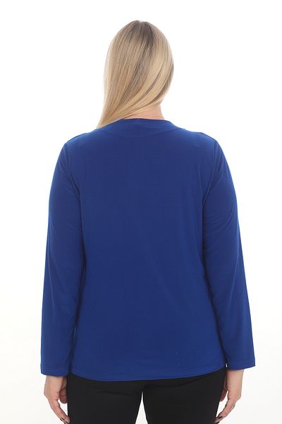 TRENDSE 2-piece look Stoned Beaded Stylish Blouse for Mother