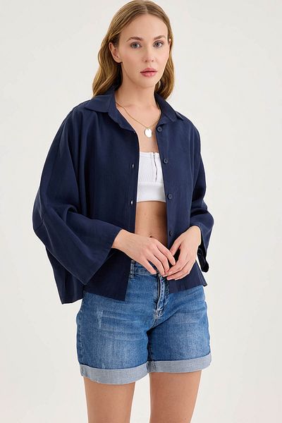 Vitrin Πουκάμισο με χαμηλό ώμο Oversize Crop