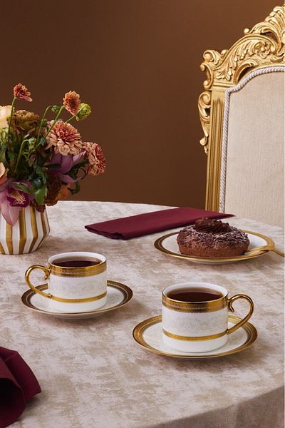Karaca Royal Bone Charlotte 2 Personality Teacup Team