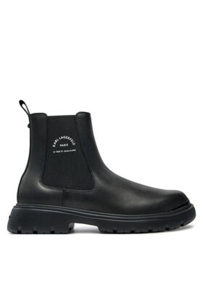 Karl Lagerfeld Ghete Chelsea pentru bărbați KL13060 Negre