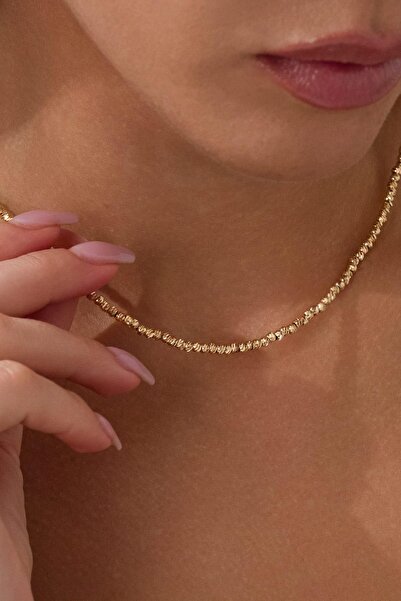 EG Jewels Atelier Minimal Gold Işıltılı Kolye