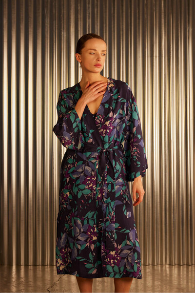 Hays Kadın Vegan Dokuma Kimono