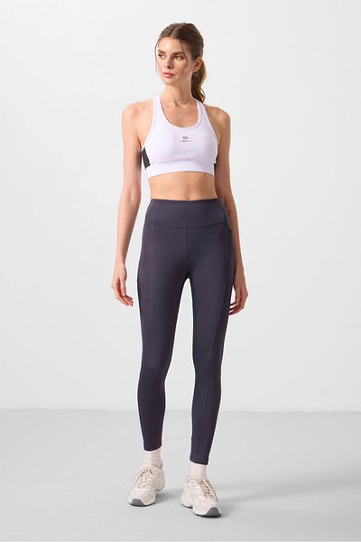 TOMMY LIFE Anthracite Flexible Standard Fit Performance Women's Leggings - 94667