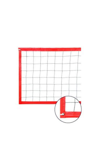 Attack Sport Abvf135 Beach Voleybol Filesi 2 Mm 10x10 Cm Kırmızı