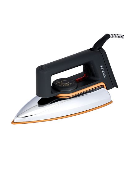 KRYPTON Electric Dry Iron| Light-Weight Iron Box with Light Indicator| Golden Sole Plate and Temperature Set