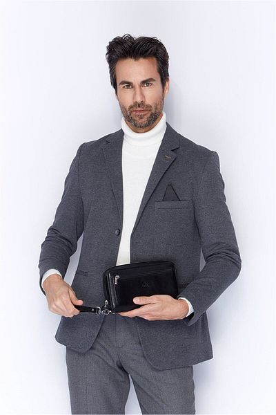 Aka Leather Black Handbag 334 1