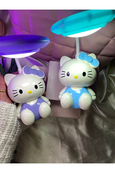 Genel Markalar 1 ADET dekoratif hediyelik gece lambası .hello kitty konseptli...