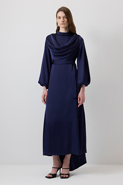 Touché Privé Draped Satin Dress
