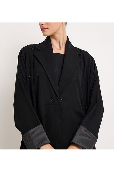 Rosette Abaya Black-R-202476