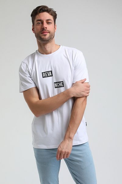 NEW WORLD POLO Crew Neck White Slim Fit T-Shirt 23SSM20289