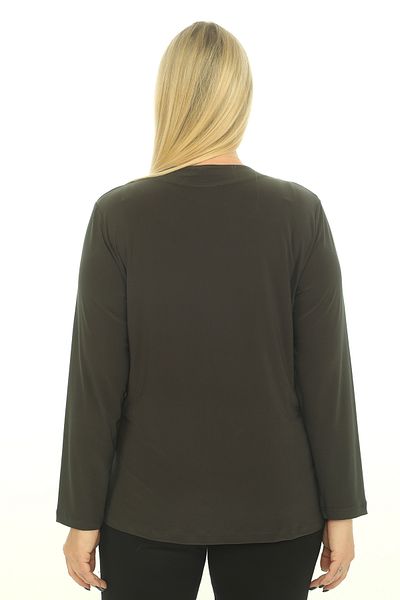 TRENDSE Stylish Jewelled Beaded Blouse for Mother - Evening Dress Mother's Blouse