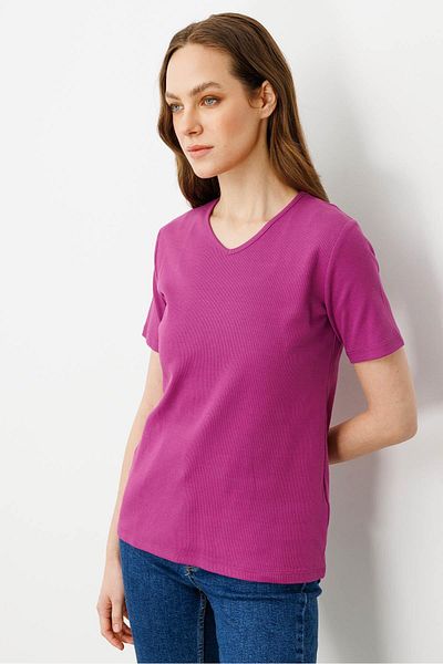 Desen Triko Tricou de damă cu decolteu în V Camisole din bumbac Sıkamen