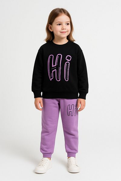 Soft kids Hi Printed Seasonal Top and Bottom Set