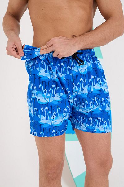 BELLİSİMO Flamingo Patterned Sea Shorts