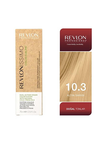 Revlon Professional RVL Color Sublime 10.3 Çok Açık Sarı / Altın Yarı Kalıcı ...
