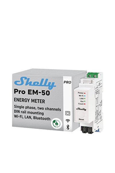 Shelly Pro EM-50 1 Faz Enerji Ölçer