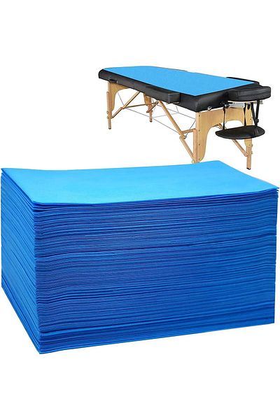 LA PERLA TECH 50 PICS Disposable Massage Table Sheets, Spa Bed Sheets Bed Cover Non-Woven Fabric, Spa Bed Covers