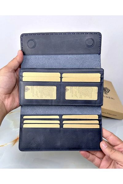 Fil Deri Wallet with Phone Compartment Lux Leather Sewing 2022
