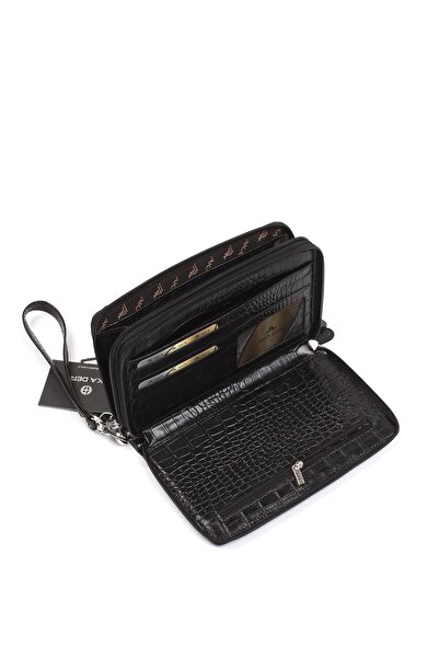 Aka Deri Black Leather Handbag - 331 12 Model