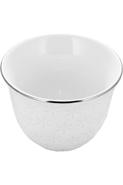 Generic ALSAIF 12-piece Arabic coffee cup set is made of porcelain and is very suitable for serving coffee