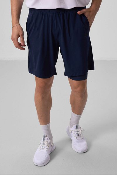 TOMMY LIFE Ανδρικό κολάν σορτς Indigo Slim Soft Standard Fit - 81287