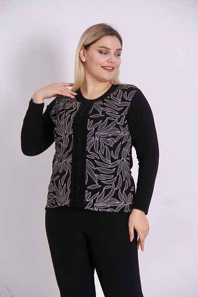 TRENDSE Rochie de seară pentru femei Eyse Bluză pentru mamă, cu mărgele, cu model în relief, țesătură Sandy