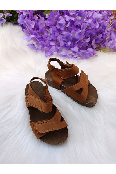 patik ayakkabı Leather Orthopedic Children Sandals