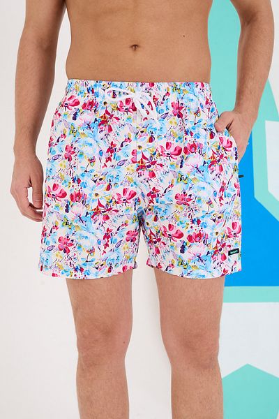 BELLİSİMO FLOWER PATTERNED SEA SHORTS