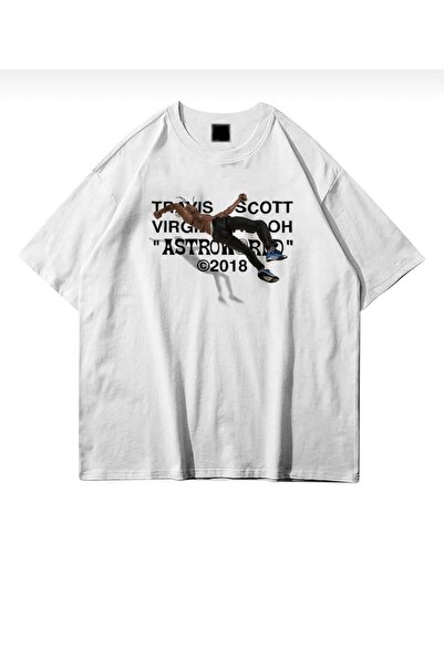 TRENDPUNKY ترافيس سكوت تي شيرت مطبوع