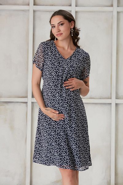 LİYACA Chiffon Maternity Dress