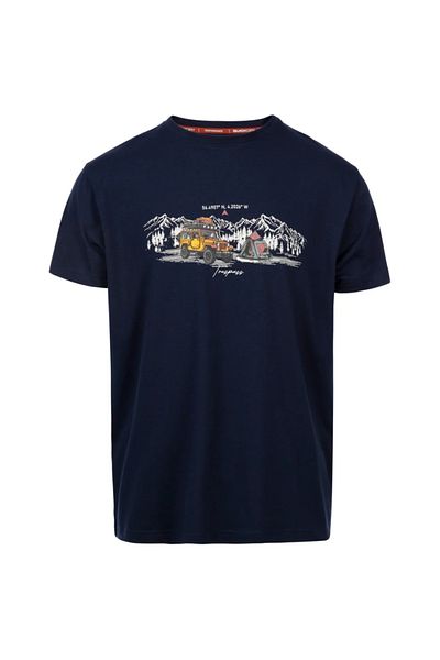 Trespass Horton Male Casual Printed Navy Blue Men's T-Shirt
