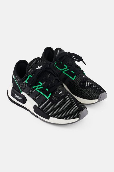 adidas حذاء NMD_G1 للأولاد للأنشطة الخارجية برباط، أسود