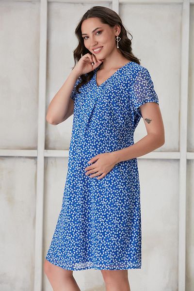 LİYACA Chiffon Maternity Dress