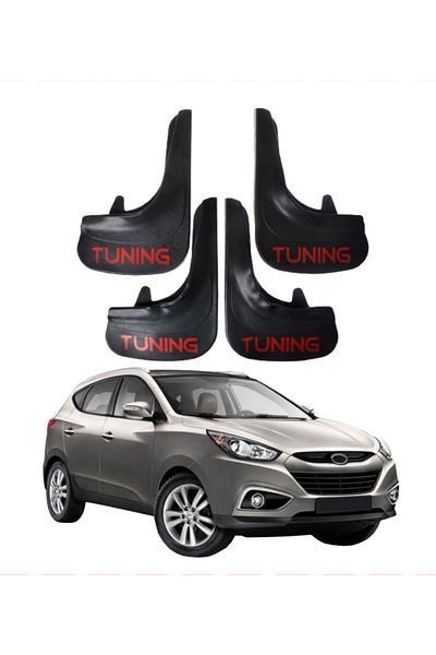 SONİKON LİNE Hyundai Ix 35 Tuning Written Compatible with All Cases 4-Piece Dust Cover Mudguard Mudguard Modified