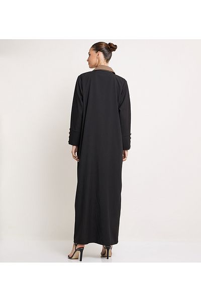 Rosette Abaya Black-R-202475