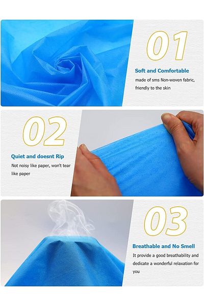 LA PERLA TECH 50 PICS Disposable Massage Table Sheets, Spa Bed Sheets Bed Cover Non-Woven Fabric, Spa Bed Covers