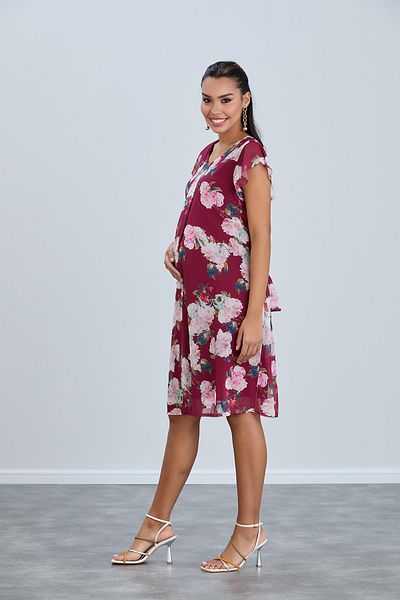 LİYACA Chiffon Maternity Dress