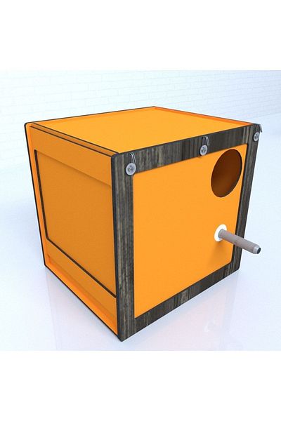 Demo Tasarım Budgie Nest with Nest Orange Bird Nest